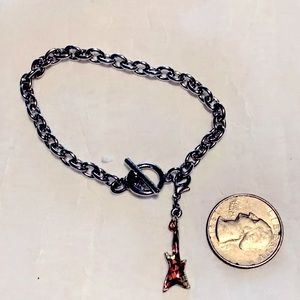 Disney guitar charm bracelet